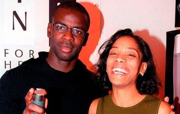 Sandra Thuram with her ex-husband Lilian Thuram